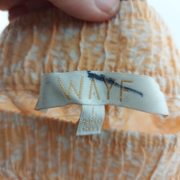 WAYF floral cotton pull on shorts - Picture 6 of 7